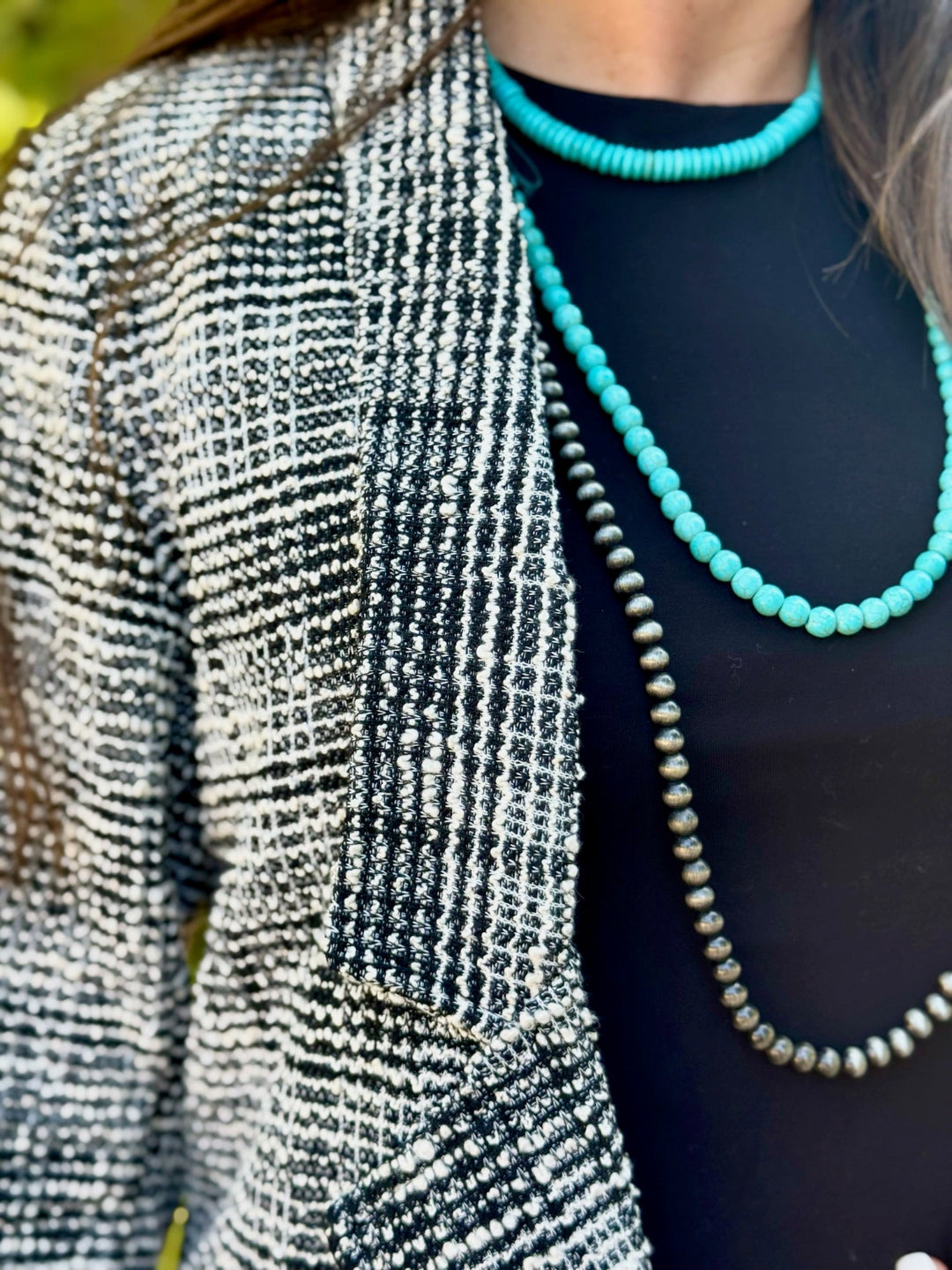 Day to Night Black Long Blazer