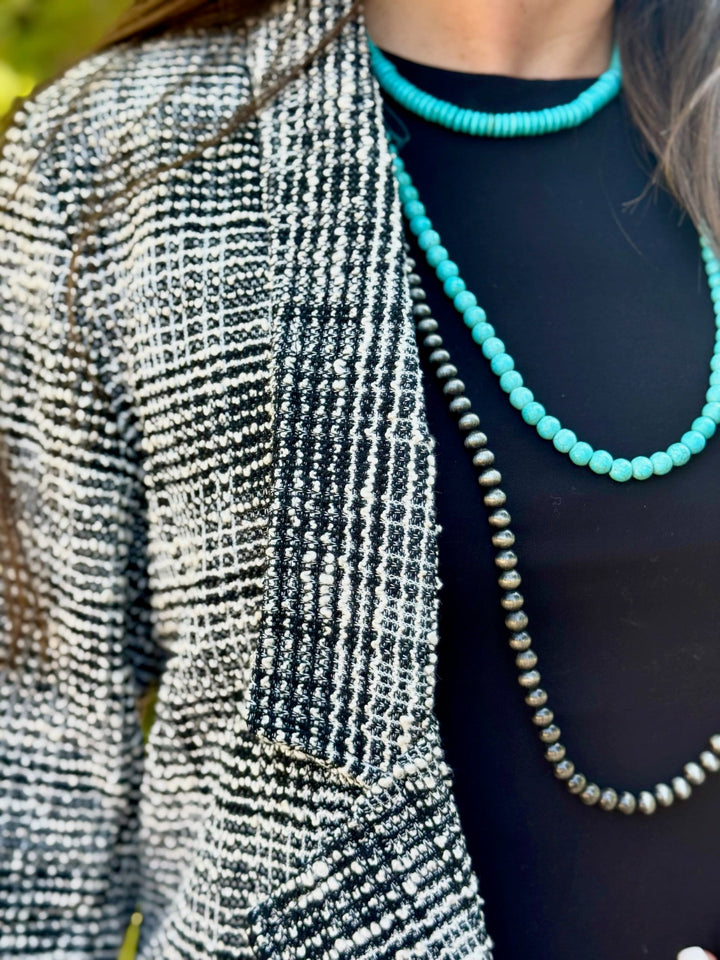 Day to Night Black Long Blazer