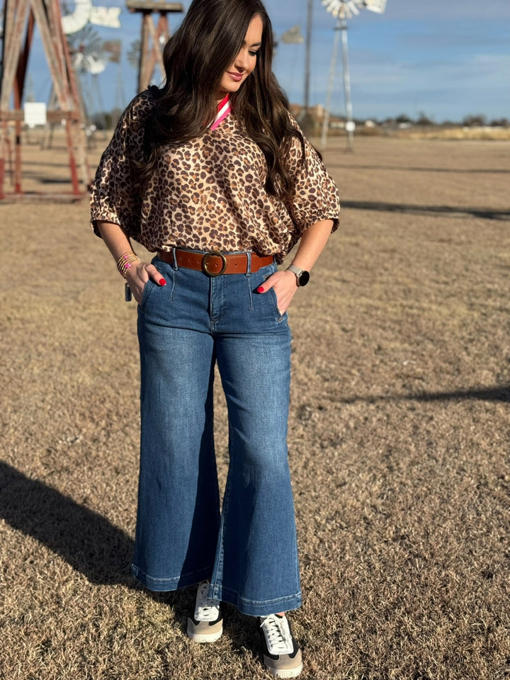 Hear Me Roar Leopard Top