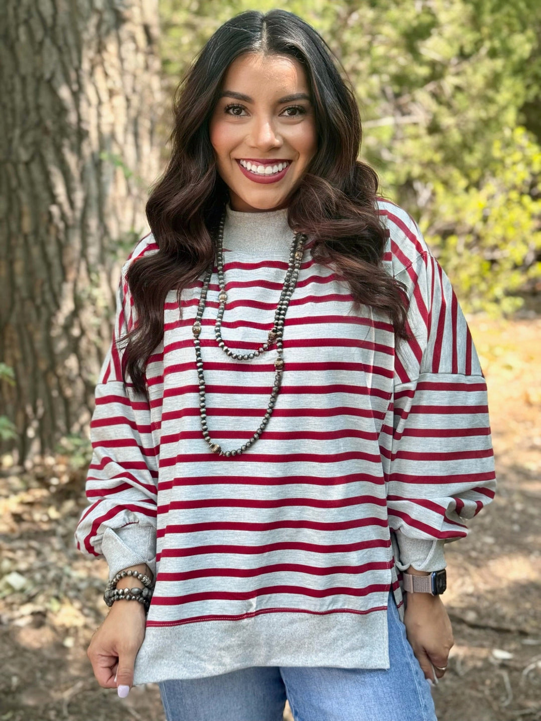 Stripe Up Your Alley Pullover