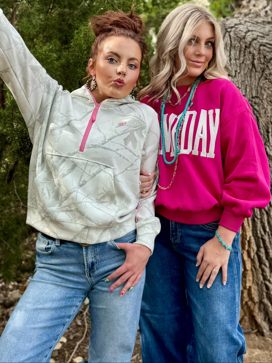 Alara Camo Scuba Knit Pullover