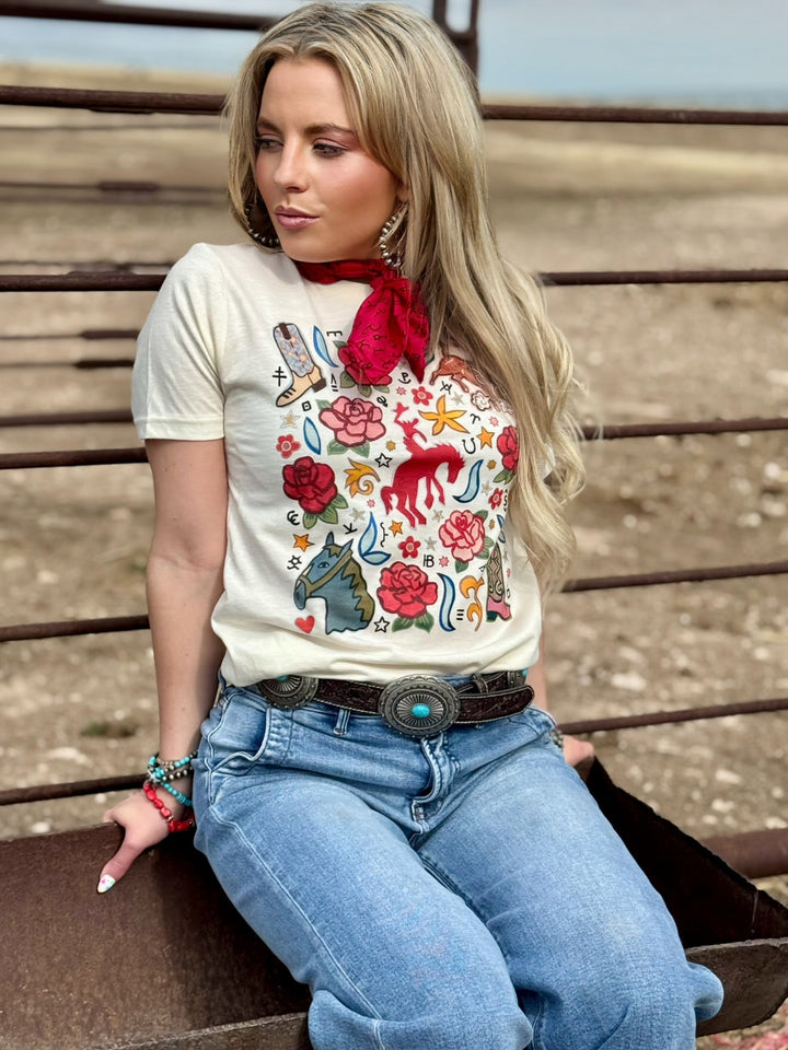 Western Pose Ranch Tee
