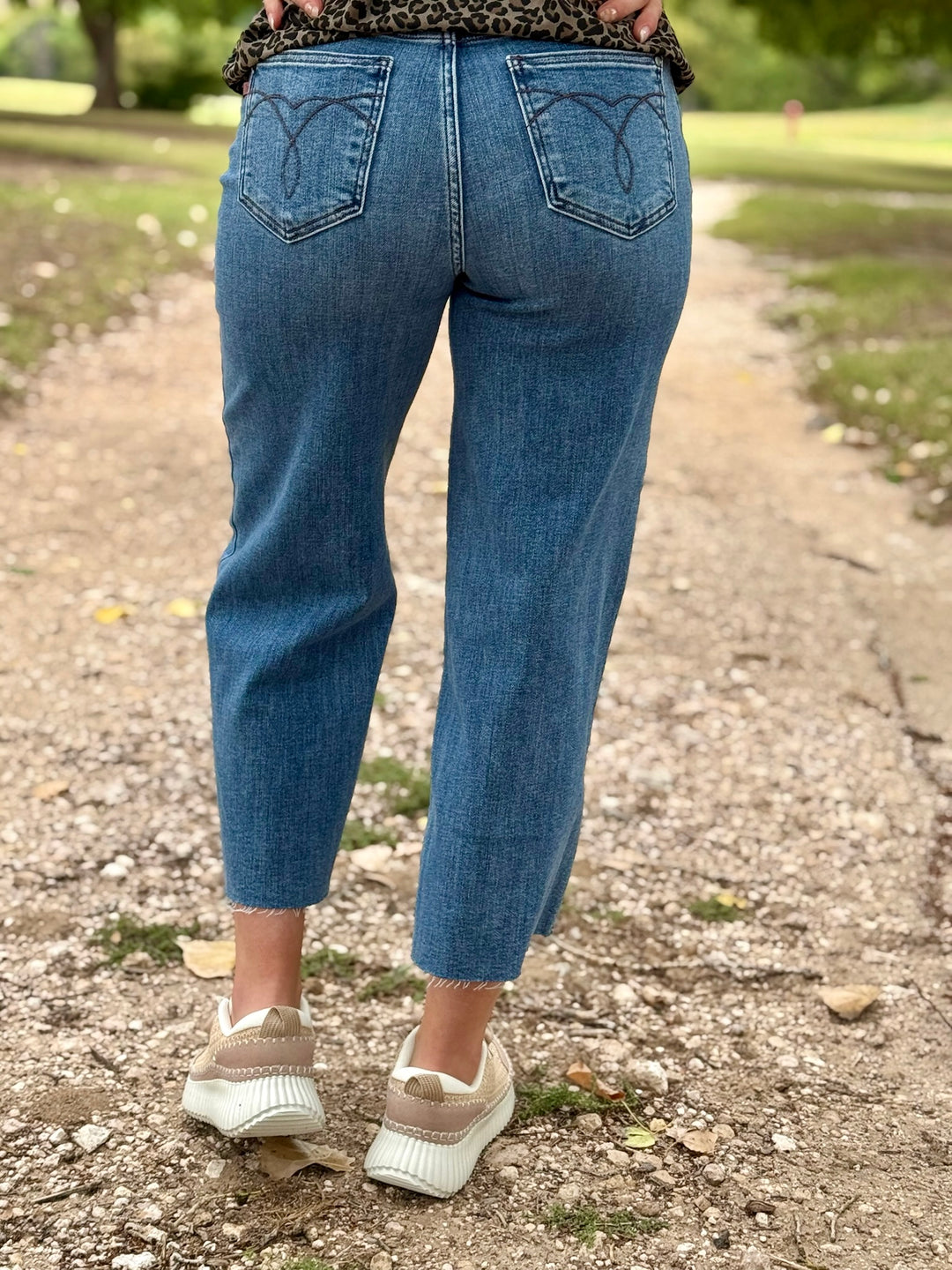 Rachel Wide Leg Crop Jean by Judy Blue