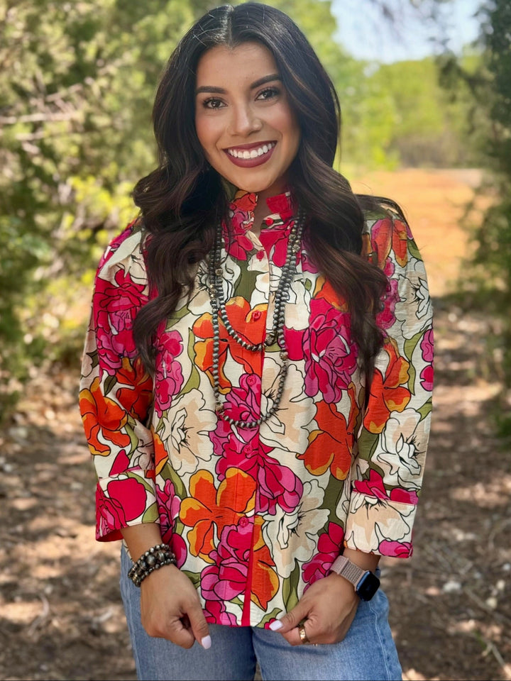 Fantasy Floral Top