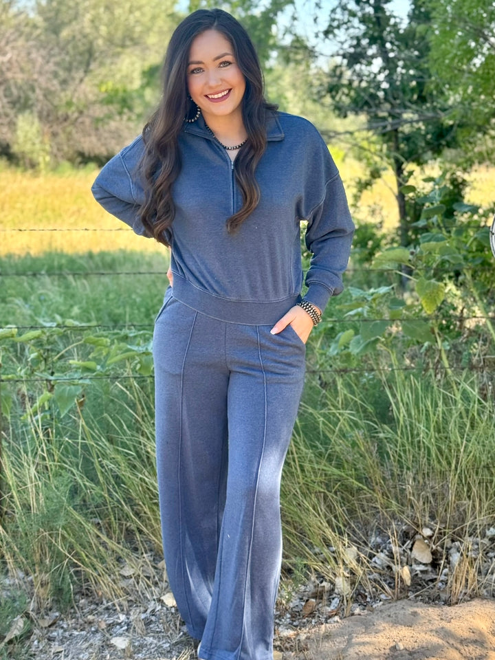 Astrid Navy Matching Set