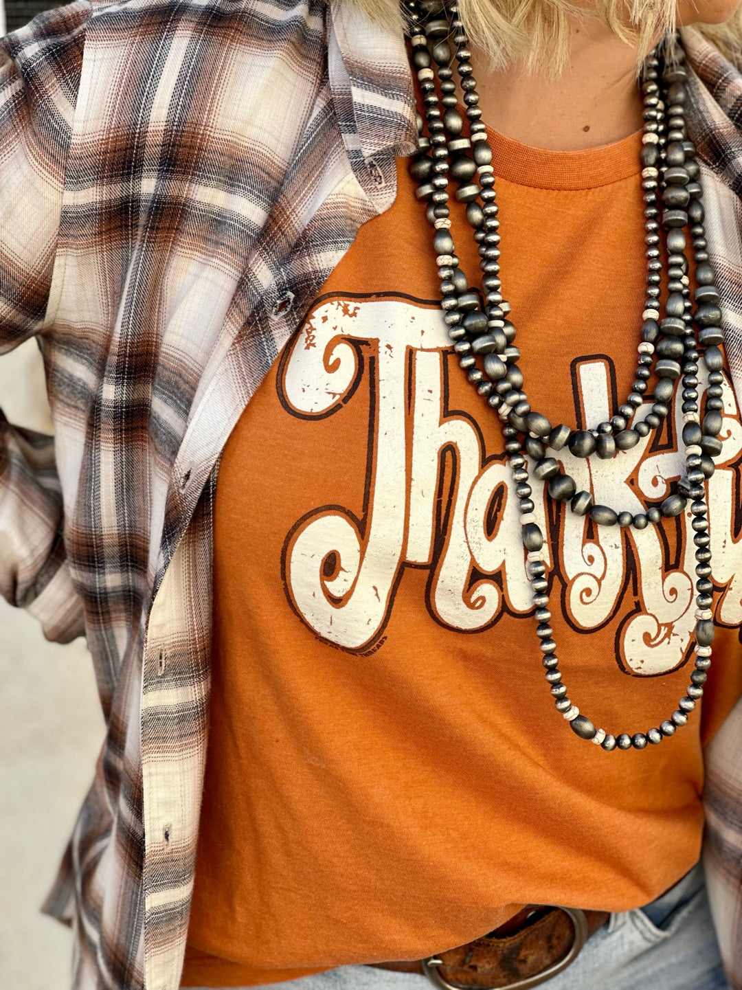 Thankful Rust Graphic Tee by Texas True Threads