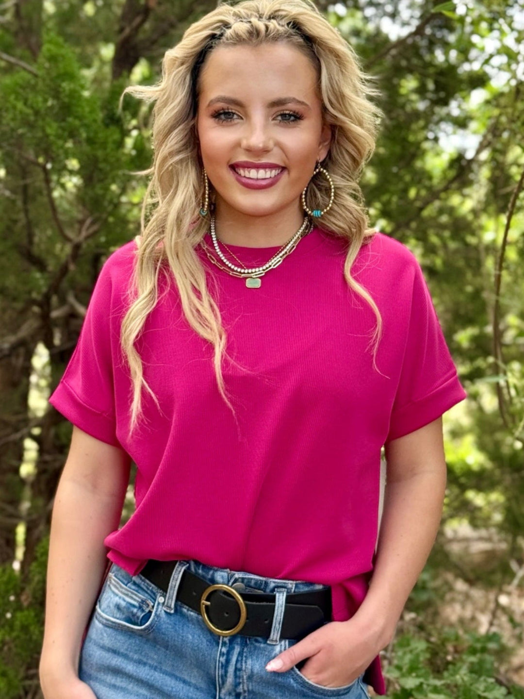 Everyday Attire Ribbed Top