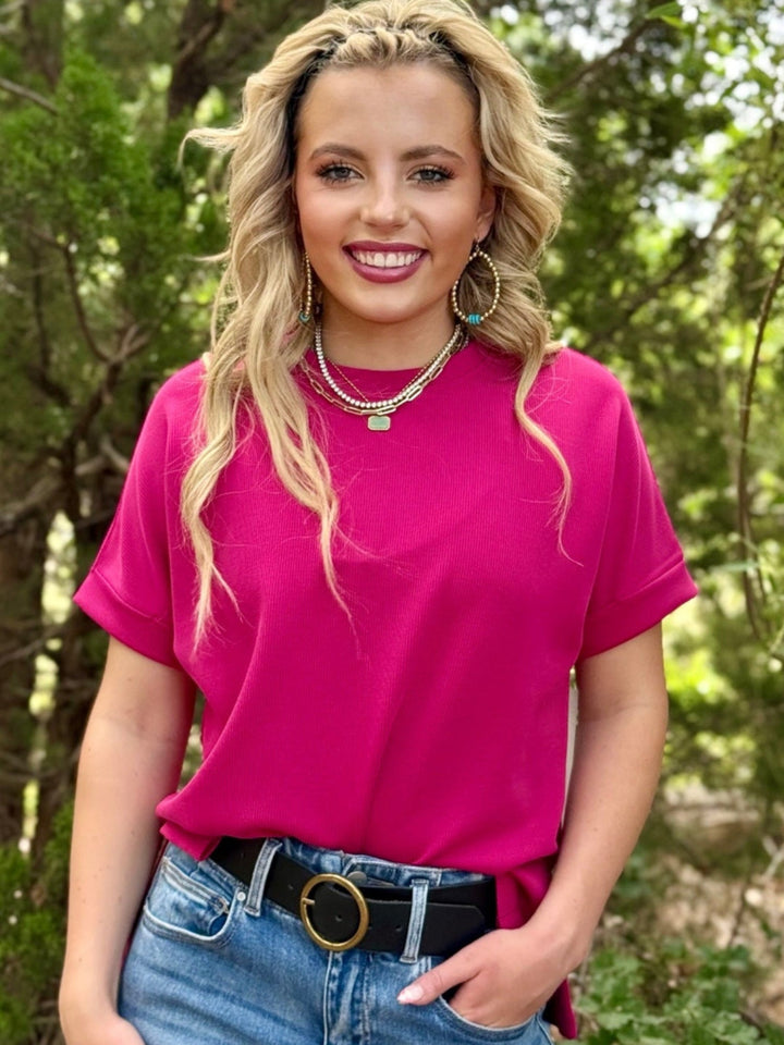 Everyday Attire Ribbed Top