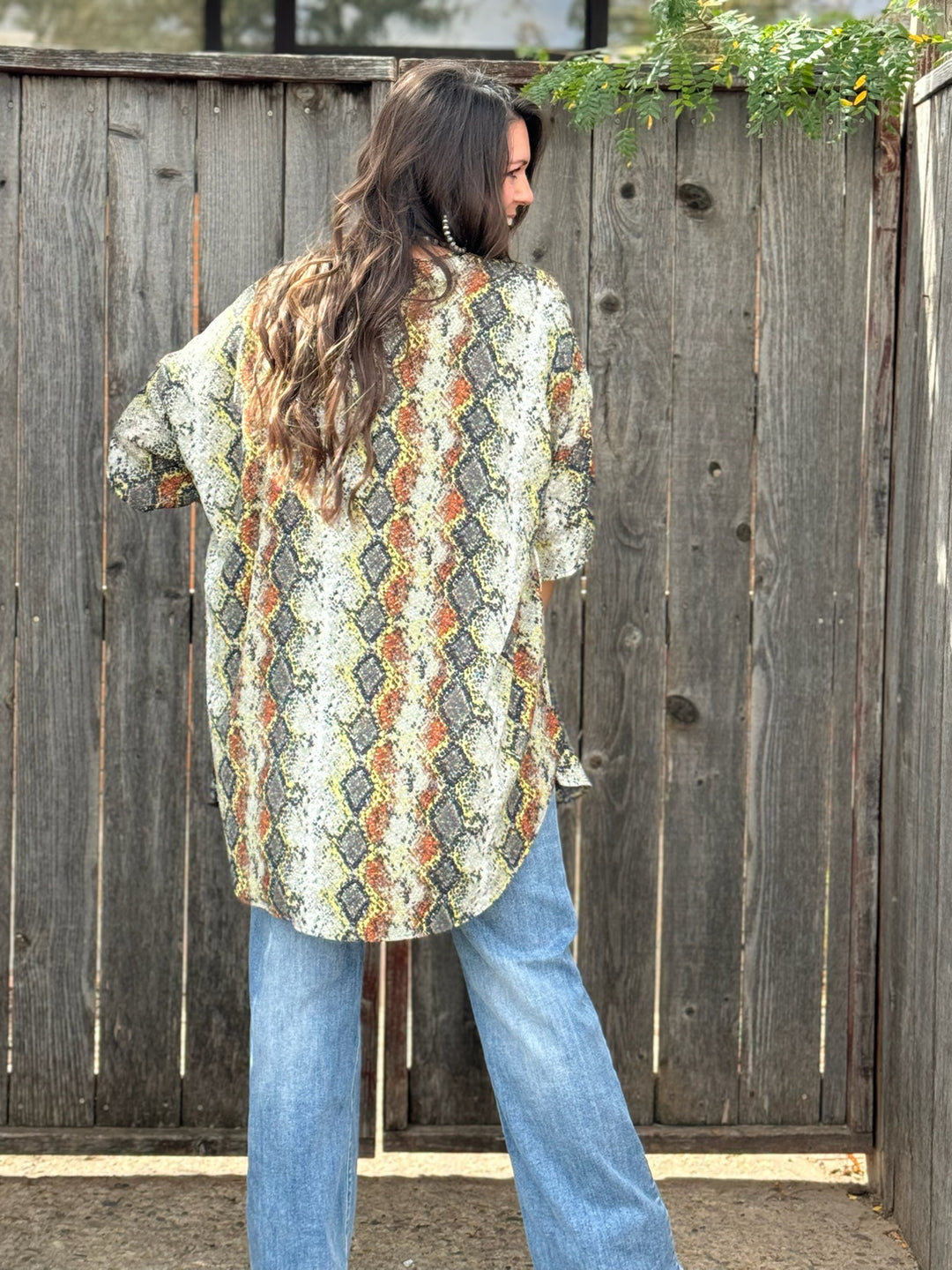 Logan Snakeskin Kimono by Texas True Threads