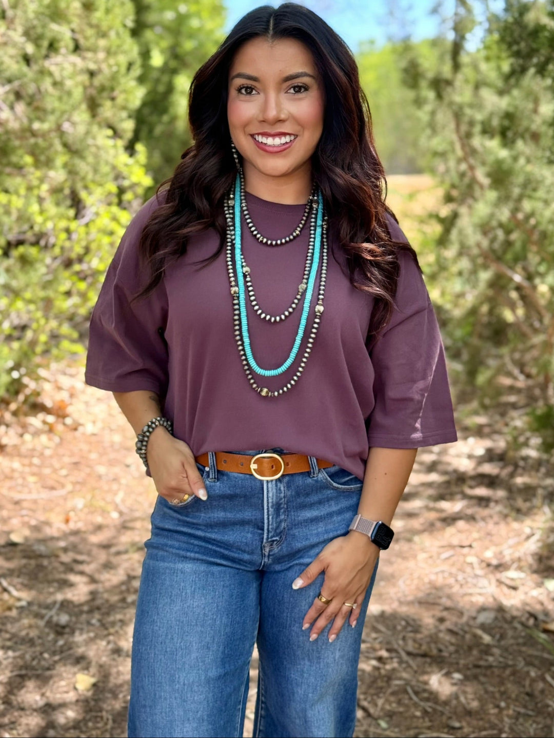 Elliott Plum Top