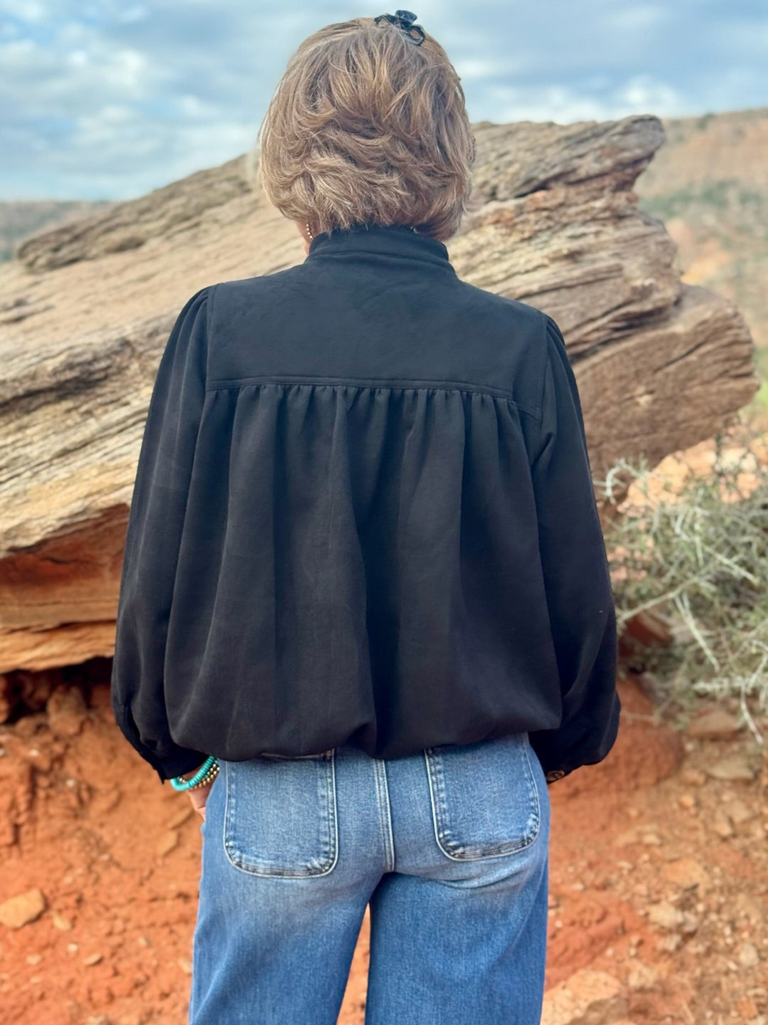 Suede Dream Button Up Jacket
