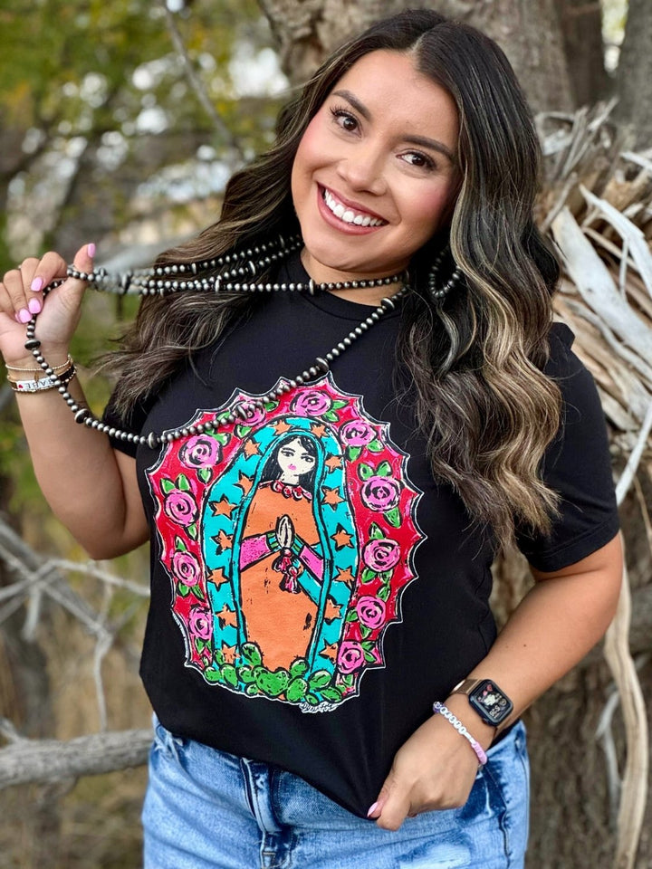 Barb's Lady of Guadalupe Graphic Tee by Texas True Threads