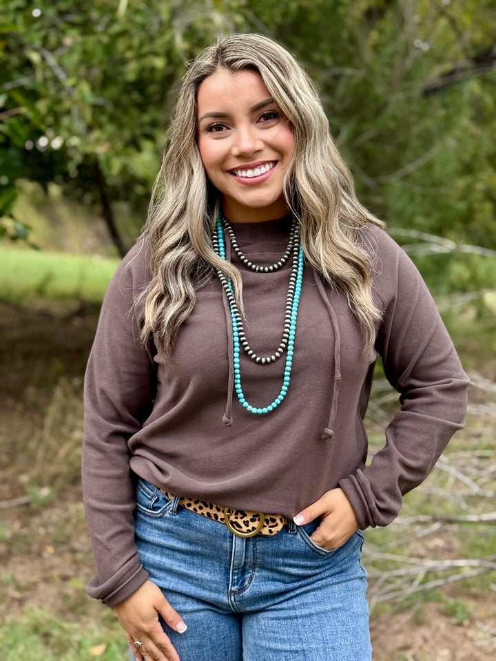 Angela Hooded Pullover