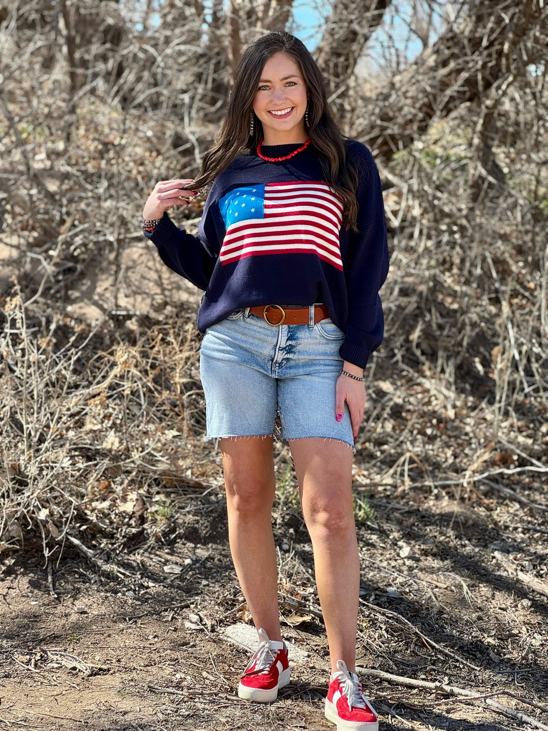 Farley Denim Raw Hem Shorts by Risen