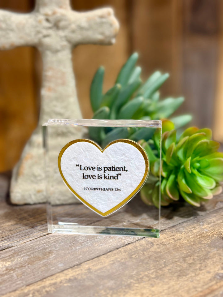 Love Acrylic Plaques by Mud Pie