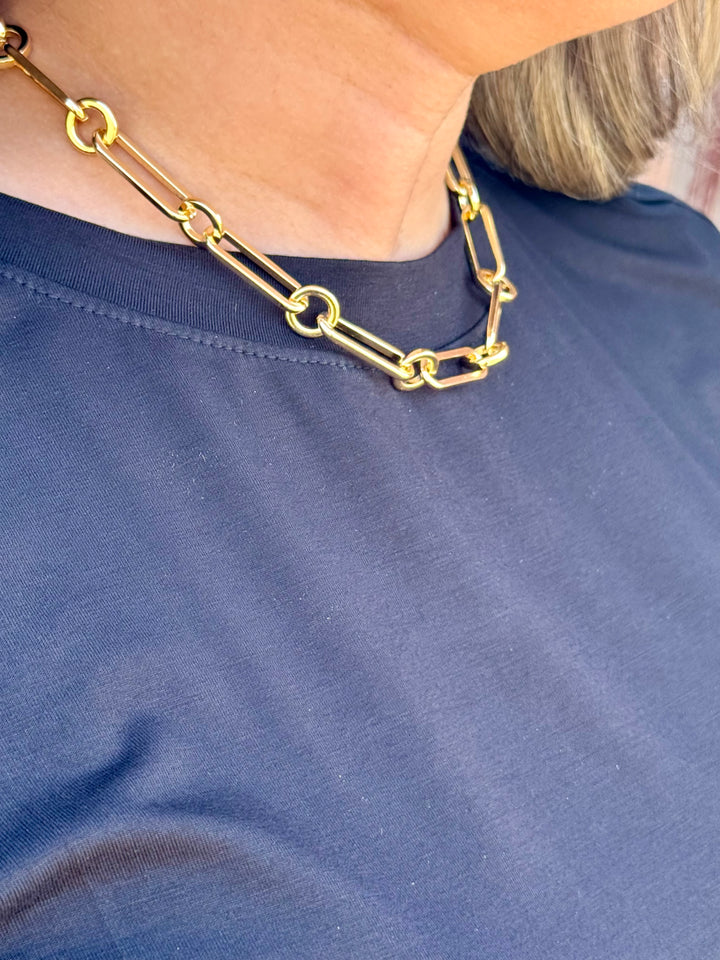 Ellison Gold Chain Link Necklace