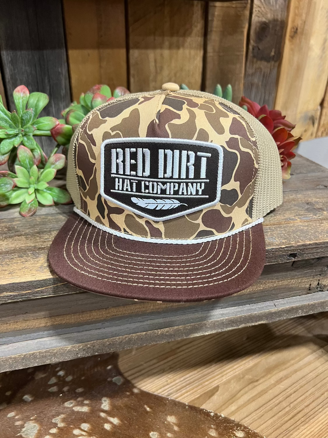 Youth Red Dirt Camo Hat