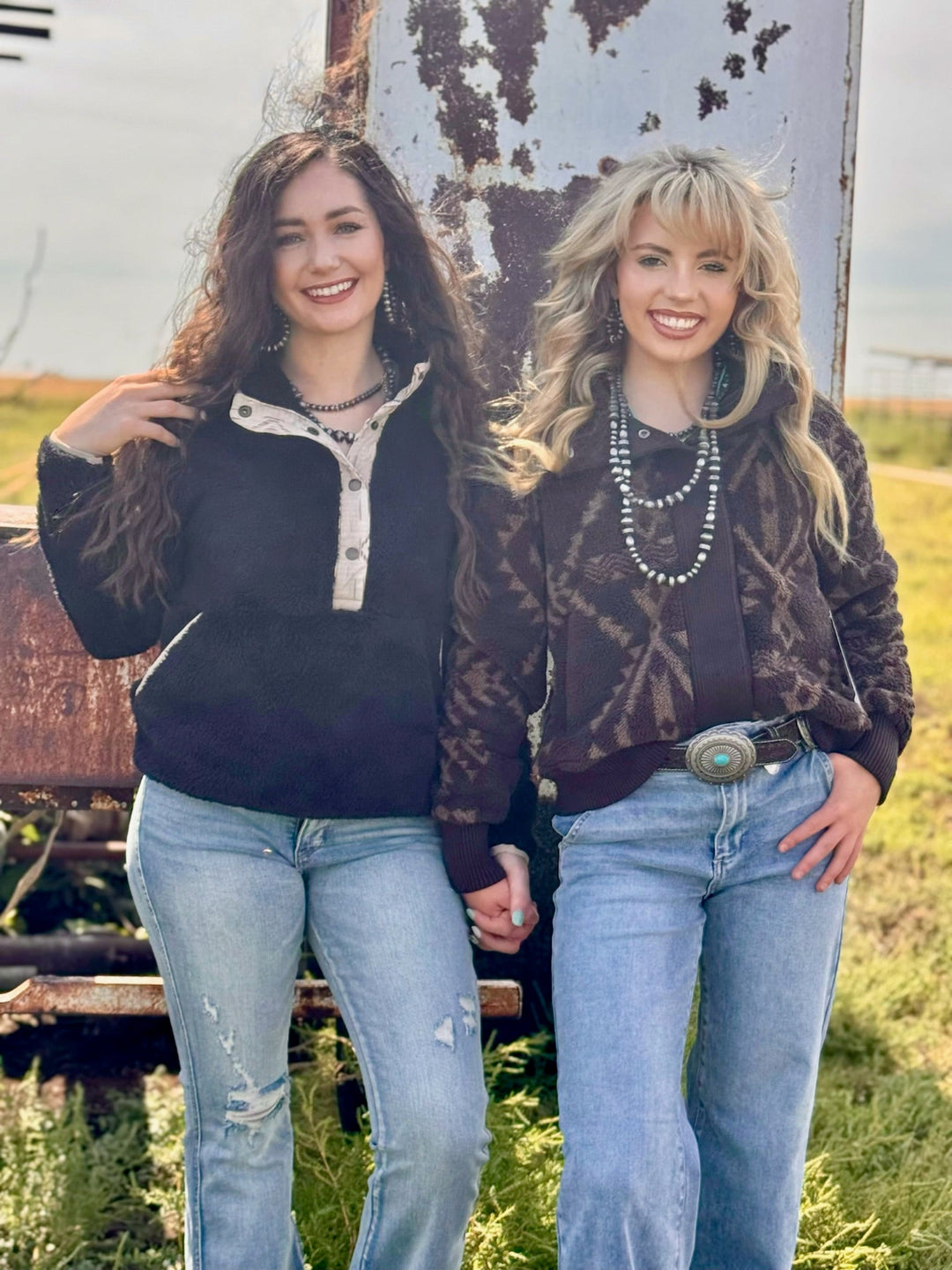 Ladies Aspen Brown Sherpa Jacket by Hooey