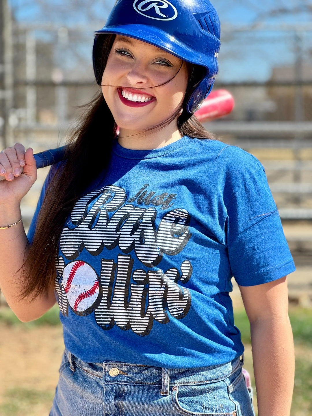Just Baseballin' Graphic Tee by Texas True Threads