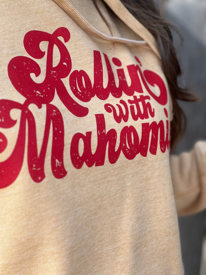 Rollin with Mahomies Gold Hoodie by Texas True Threads