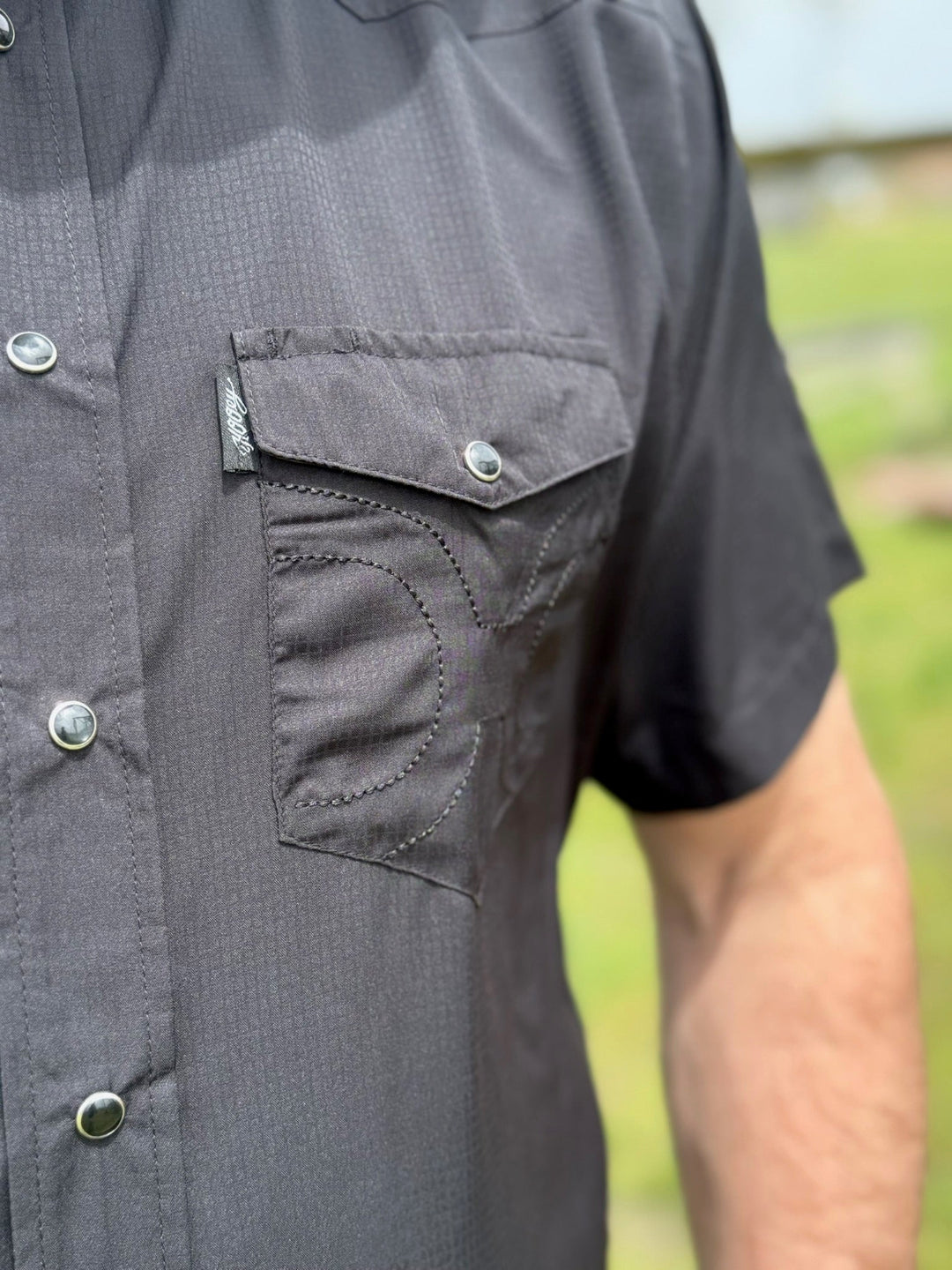 Sol Black Pearl Snap Shirt by Hooey