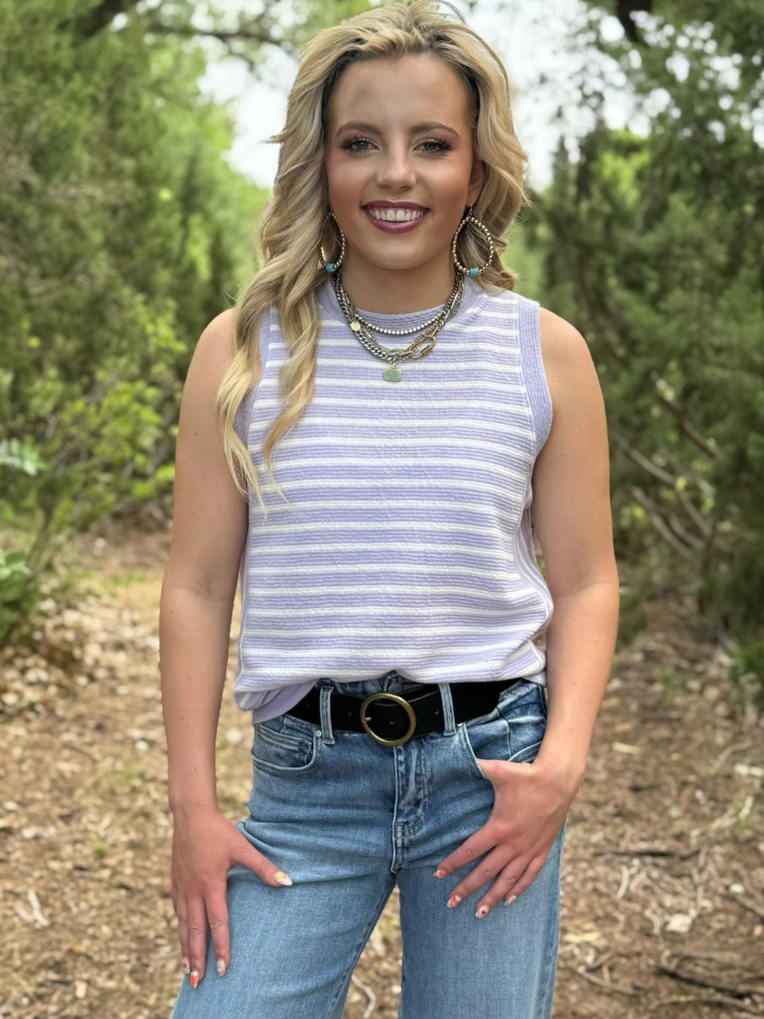 Trinity Striped Tank Top