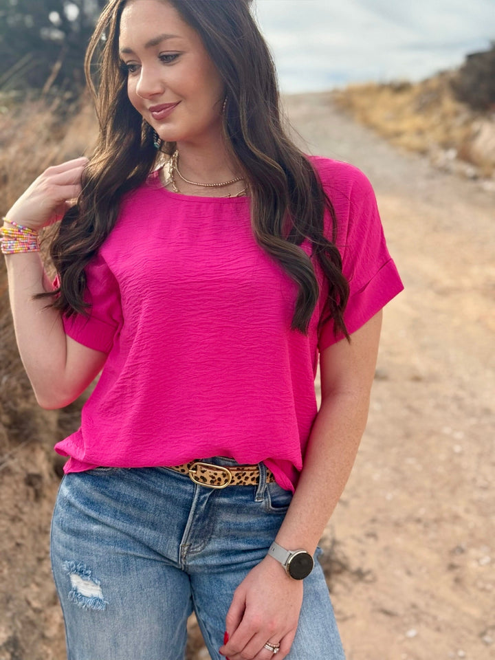 Greta Hot Pink Top