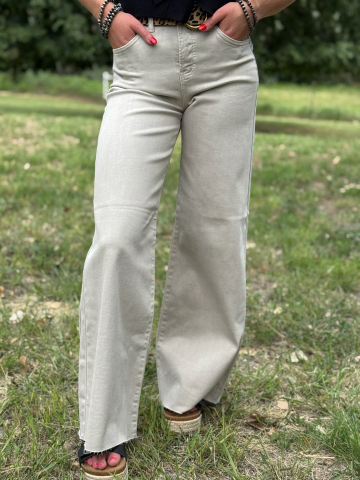Dakota Raw Hem Trouser by Risenf