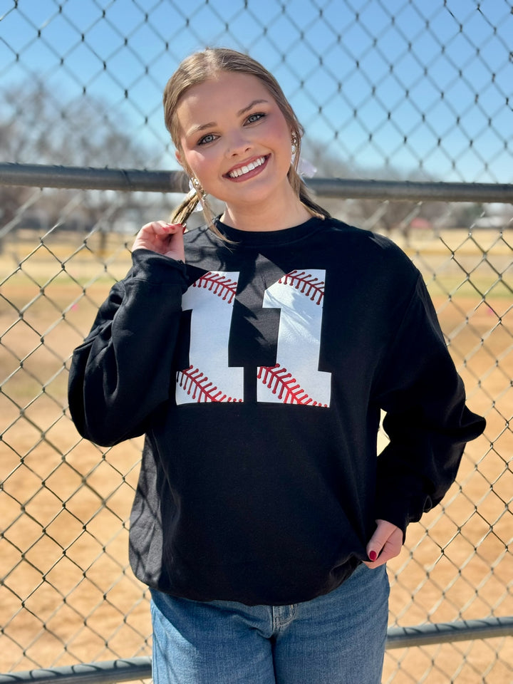 Custom Baseball/Softball Number Tee by Texas True Threads