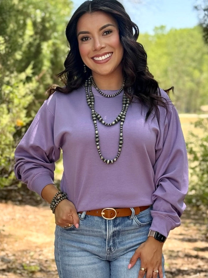 Courtside Purple Top