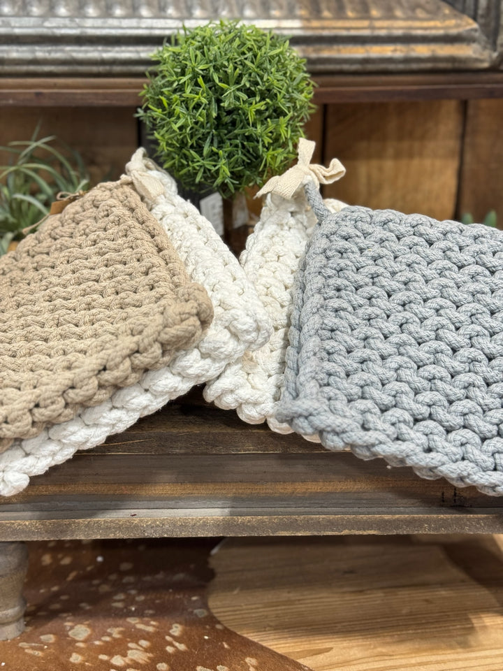 Crocheted Pot Holders by Mud Pie