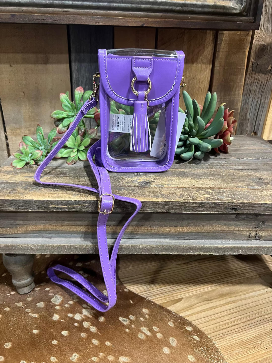 Clear Cell Phone Crossbody Bag