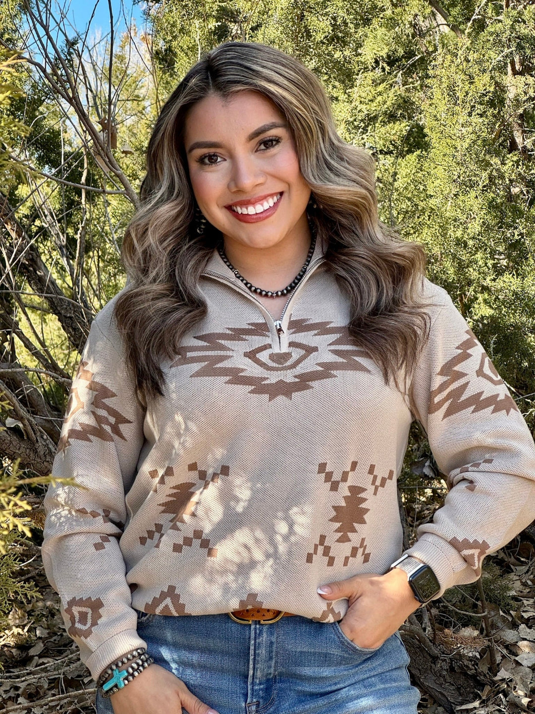 Calhoun Tan Sweater