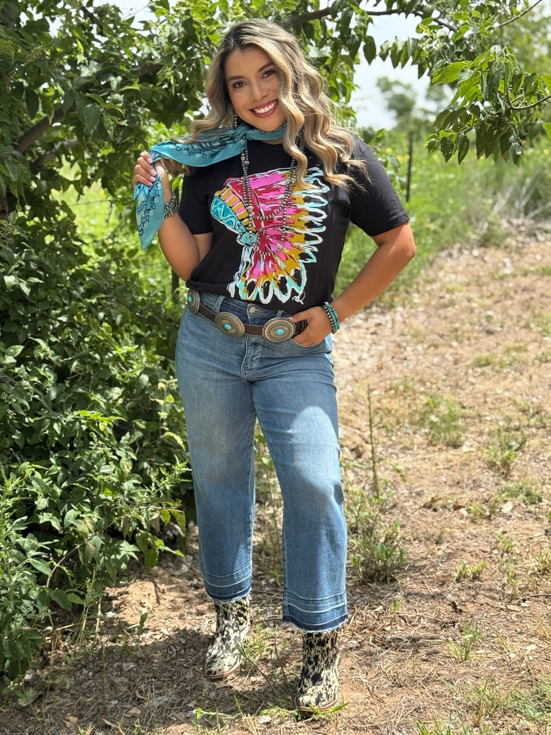 Callie's Headdress Graphic Tee by Texas True Threads