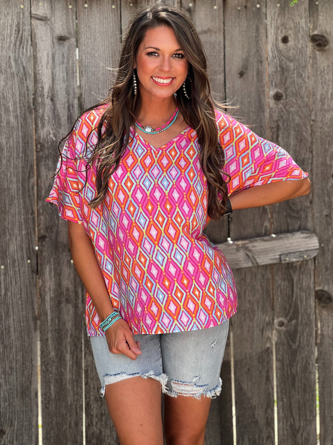 Gabbi Bright Color Blouse