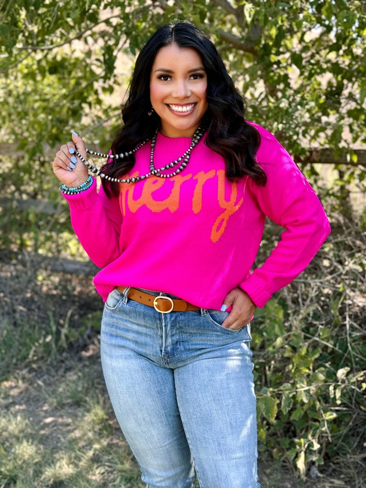 Pink Merry Sweater