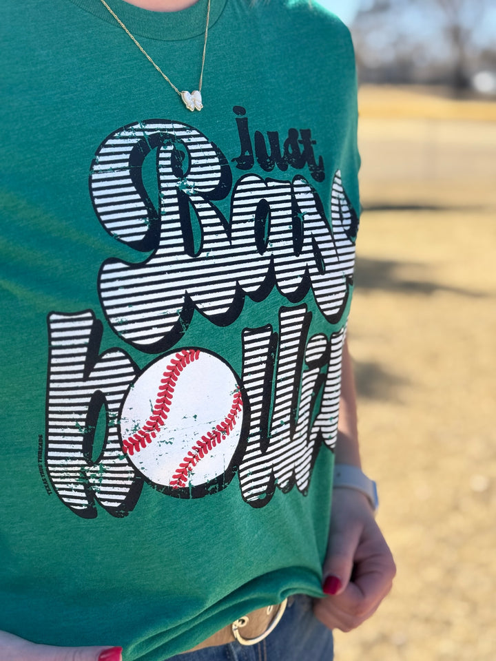Just Baseballin' Graphic Tee by Texas True Threads