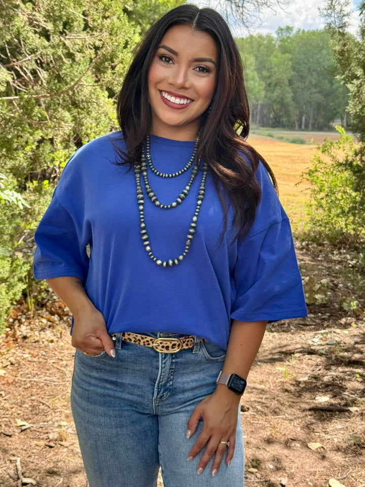 Gemma Royal Blue Top