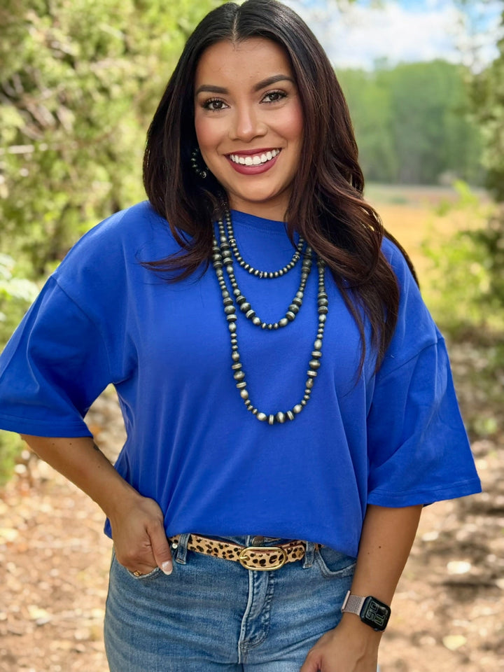 Gemma Royal Blue Top
