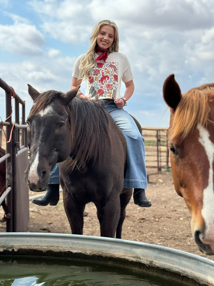 Western Pose Ranch Tee