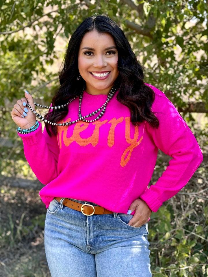 Pink Merry Sweater