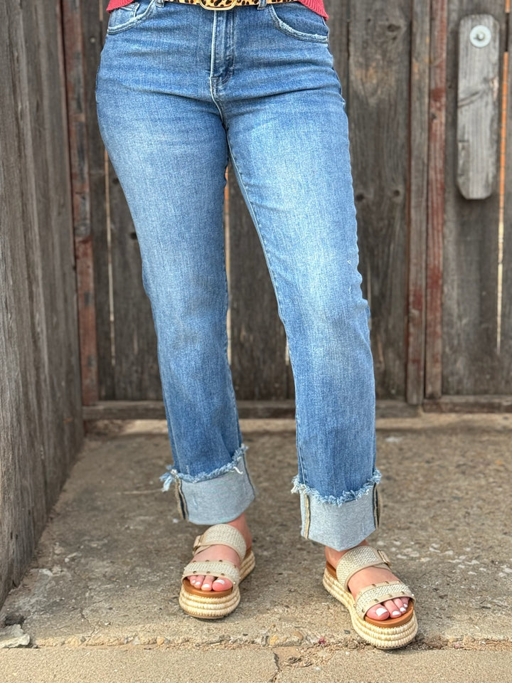 Wanda Straight Cuffed Jean by Risen