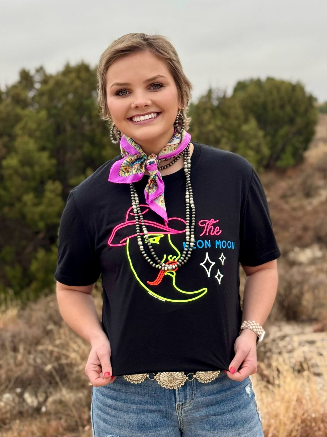 Neon Moon Graphic Tee by Texas True Threads