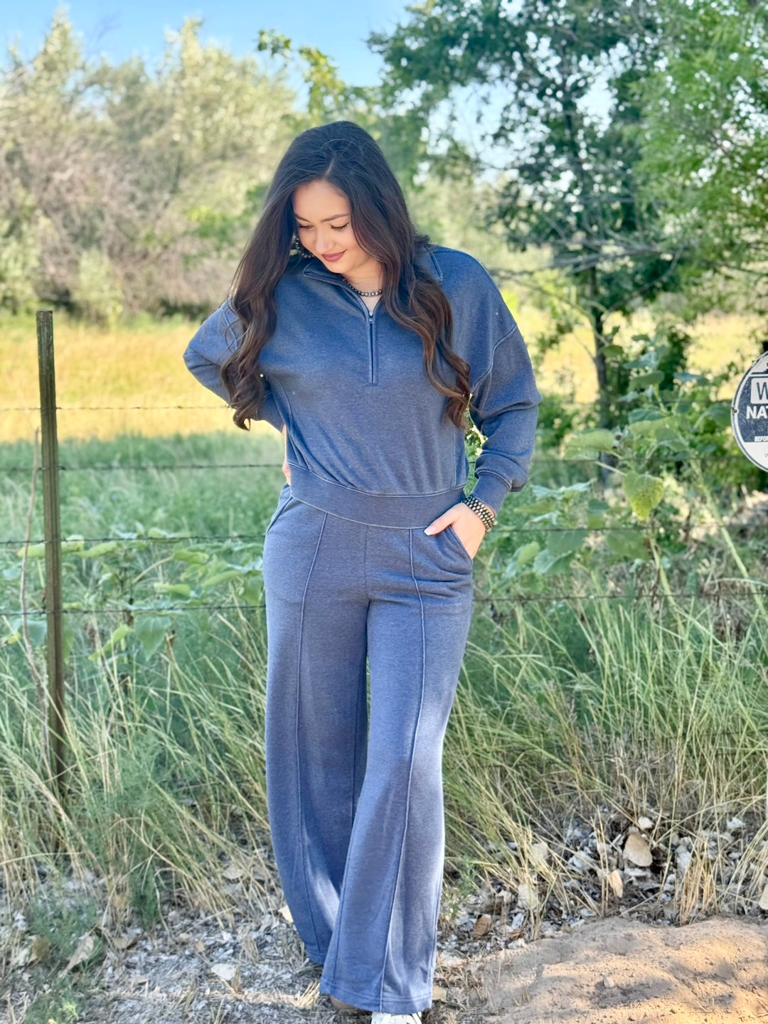 Astrid Navy Matching Set