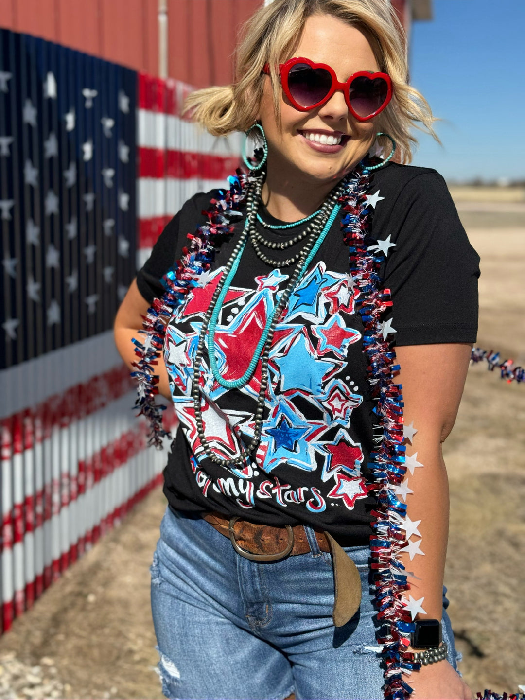 Oh My Stars Graphic Tee by Texas True Threads