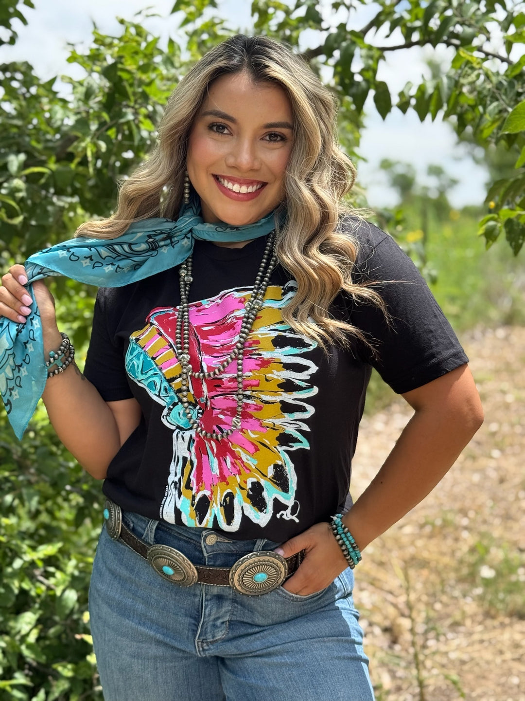 Callie's Headdress Graphic Tee by Texas True Threads