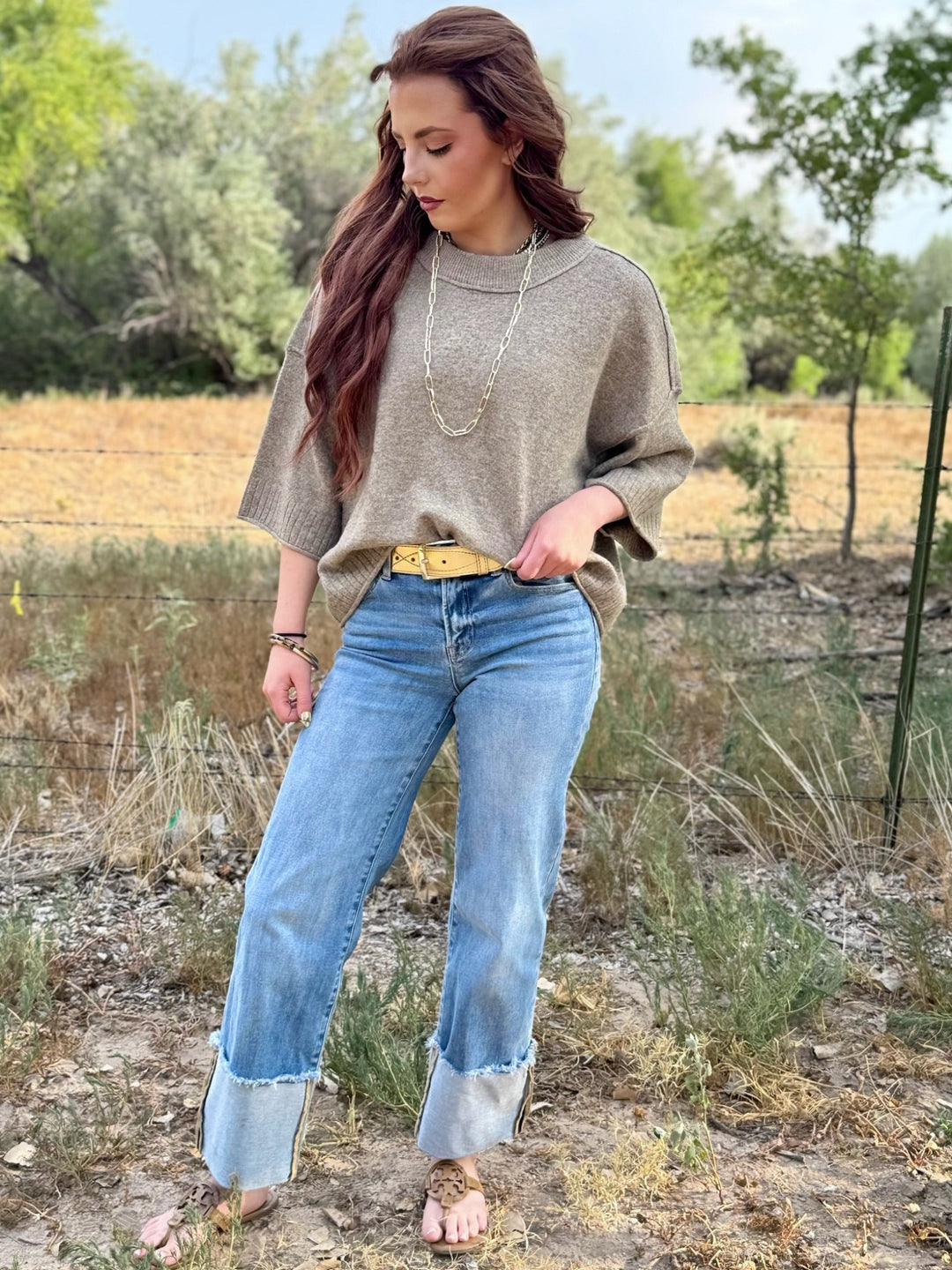Patty Heather Tan Sweater