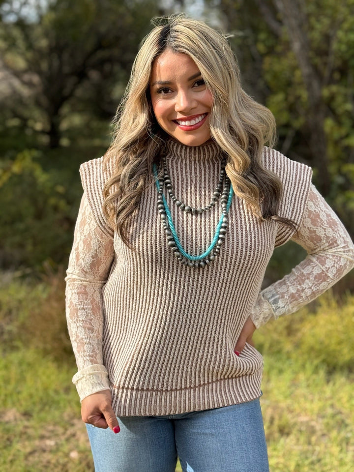 Bree Ribbed Sweater Top