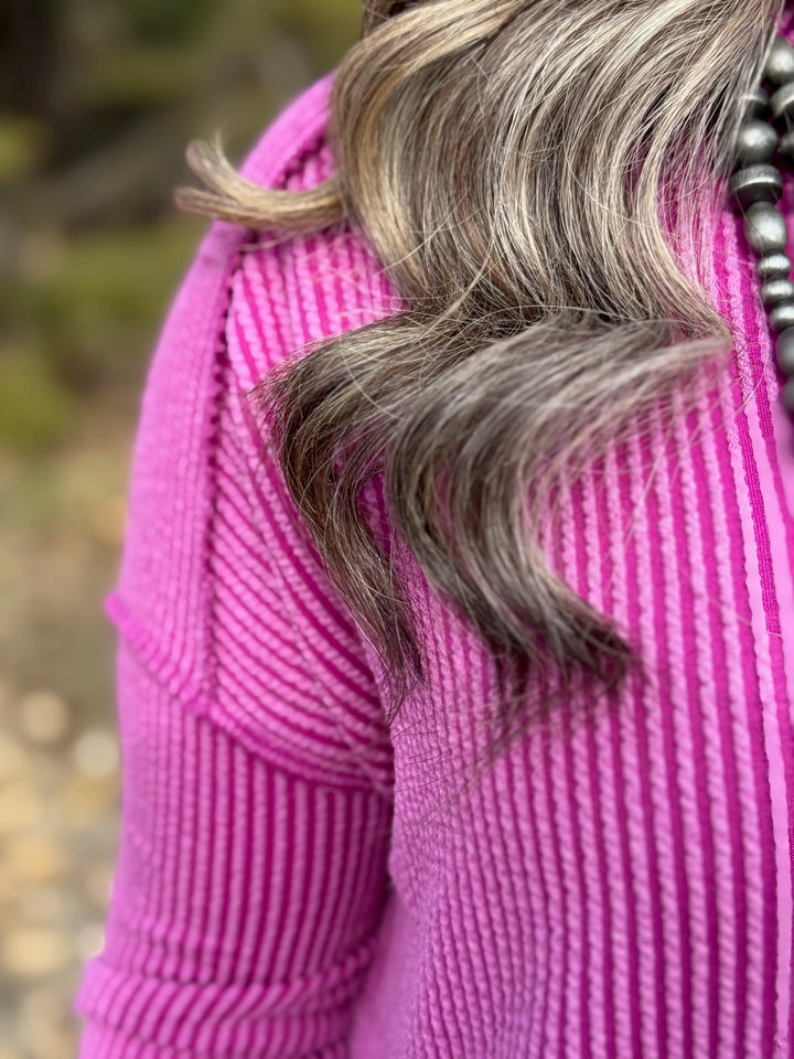 Madelynn Exposed Hem Top