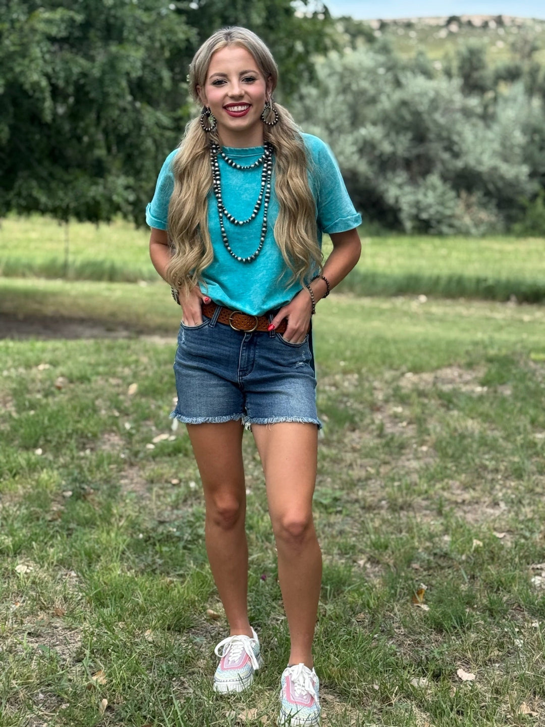 Zenana Mineral Washed Top